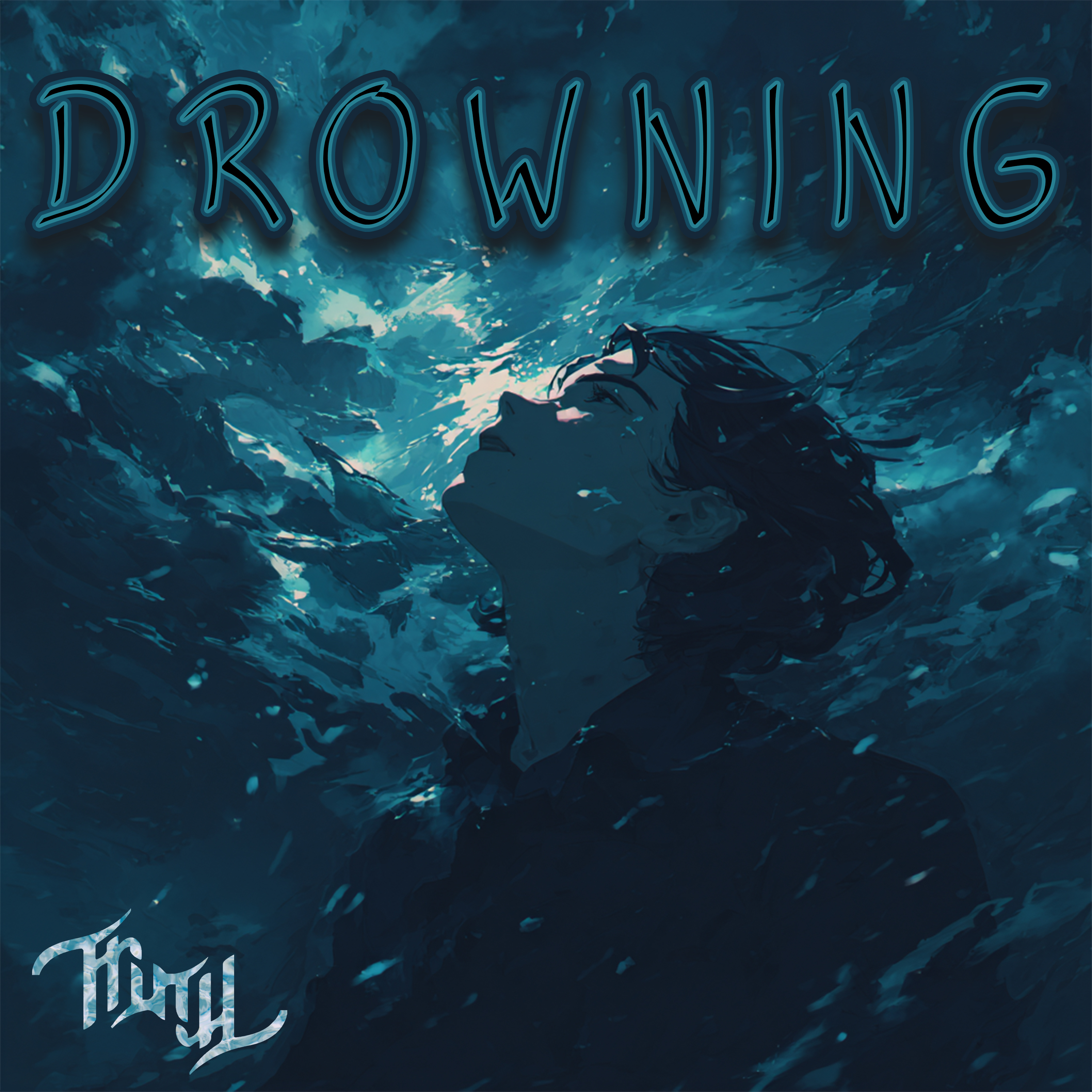 Drowning single artwork